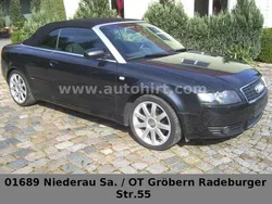 Schwarz metallic Gebraucht 2004 Audi A4 Cabriolet S-Line Cabrio | 5.499 € (Guter Preis)