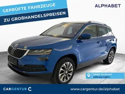 Race blau metallic Gebraucht 2021 Skoda Karoq Clever SUV | 21.190 € (Superpreis)