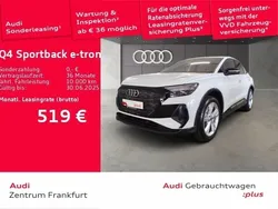 Gletscherweiß metallic/gletscherweiß metallic Gebraucht 2024 Audi Q4 Sportback e-tron S-Line SUV | 53.890 €