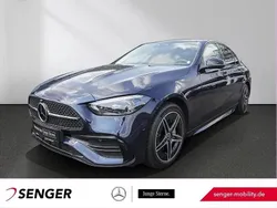 Blau Gebraucht 2023 Mercedes C300e AMG | 41.190 € (Guter Preis)