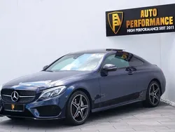 Blau Gebraucht 2017 Mercedes C250 AMG line Coupé | 24.900 €