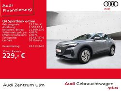 Kieselgrau Gebraucht 2022 Audi Q4 Sportback e-tron Basis SUV | 23.220 € (Superpreis)