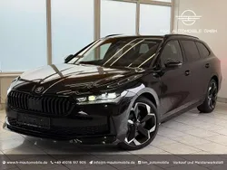 Ebony schwarz metallic Neu 2025 Skoda Superb SportLine Kombi | 49.990 € (Fairer Preis)