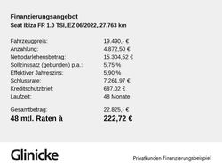 Weiß Gebraucht 2022 Seat Ibiza Beats Limousine | 19.490 € (Fairer Preis)