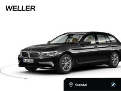 Black sapphire (schwarz) Gebraucht 2018 BMW 525 Luxury Line Kombi | 23.450 € (Fairer Preis)