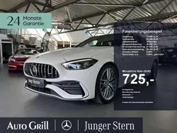 Designo mysticweiss 2 bright Gebraucht 2024 Mercedes C43 AMG AMG Kombi | 62.490 € (Fairer Preis)