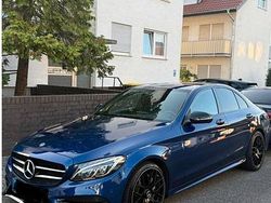 Blau Gebraucht 2017 Mercedes C250 AMG line Limousine | 26.000 € (Etwas zu teuer)