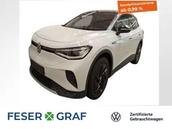 Gletscherweiß metallic schwarz Gebraucht 2021 VW ID.4 Pro SUV | 31.780 € (Fairer Preis)