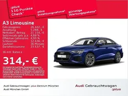 Navarrablau metallic Gebraucht 2020 Audi A3 S-Line Limousine | 26.442 € (Fairer Preis)