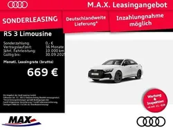 Weiß Neu 2024 Audi RS3 Ambiente Kleinwagen | 56.980 €
