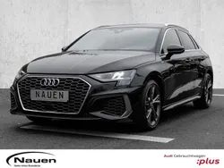 Mythosschwarz metallic Gebraucht 2024 Audi A3 Sportback S-Line Limousine | 31.331 € (Superpreis)