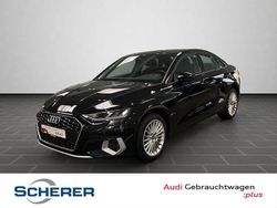 Mythosschwarz metallic (metallic) Gebraucht 2021 Audi A3 Advanced Plus Limousine | 23.990 € (Etwas zu teuer)