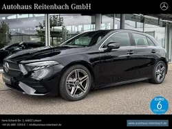 Lack kosmosschwarz Gebraucht 2024 Mercedes A200 AMG Limousine | 33.759 € (Etwas zu teuer)