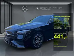 Schwarz Gebraucht 2024 Mercedes C220 AMG Limousine | 40.150 € (Superpreis)