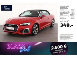 Rot Gebraucht 2024 Audi A5 Cabriolet S-Line Cabrio | 55.980 € (Guter Preis)