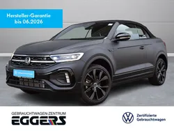 Schwarz Gebraucht 2024 VW T-Roc Cabriolet R-line Cabrio | 47.880 €