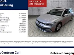Silbern Gebraucht 2021 VW Golf VIII Life Kombi | 20.580 € (Fairer Preis)