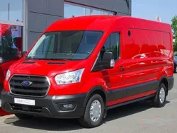 Rot Gebraucht 2021 Ford Transit Trend Van / Kleinbus | 17.900 € (Superpreis)