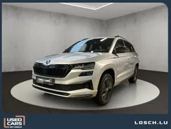 Grau Gebraucht 2024 Skoda Karoq SportLine SUV | 32.990 € (Etwas zu teuer)