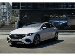 Silber hightech silver metall Gebraucht 2024 Mercedes EQE350 Electric Art Limousine | 45.610 € (Superpreis)