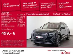 Mythosschwarz metallic Gebraucht 2025 Audi Q4 e-tron Ambiente SUV | 63.600 €