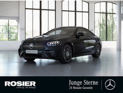 Schwarz / obsidianschwarz Gebraucht 2023 Mercedes E220 AMG line Coupé | 57.880 €