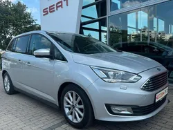Silber Gebraucht 2018 Ford Grand C-Max Titanium Van / Kleinbus | 12.590 € (Fairer Preis)