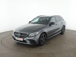 Grau Gebraucht 2018 Mercedes C220 AMG line Kombi | 28.990 € (Etwas zu teuer)