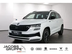 Weiß Gebraucht 2024 Skoda Karoq SportLine SUV | 37.960 € (Etwas zu teuer)