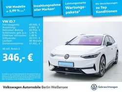 Gletscherweiß metallic Gebraucht 2024 VW ID.7 Pro Limousine | 49.949 € (Etwas zu teuer)