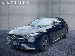Obsidianschwarz schwarz Gebraucht 2023 Mercedes C300e AMG Kombi | 43.449 € (Guter Preis)