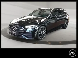 Schwarz metalliclack obsidians Gebraucht 2024 Mercedes C300 Night Kombi | 53.879 €