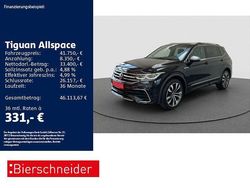 Schwarz Gebraucht 2023 VW Tiguan Allspace R-line SUV | 41.750 €