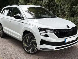 Weiß Gebraucht 2023 Skoda Karoq SportLine SUV | 30.500 € (Fairer Preis)