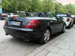 Schwarz Gebraucht 2008 Mercedes SLK200 Cabrio | 6.750 € (Superpreis)