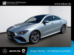 Metalliclack hightechsilber Gebraucht 2024 Mercedes CLA200 AMG Coupé | 34.389 € (Superpreis)