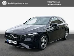 Schwarz Gebraucht 2024 Mercedes A200 AMG Limousine | 33.250 € (Fairer Preis)