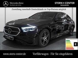 Metalliclack obsidianschwarz Gebraucht 2025 Mercedes E200 AMG Limousine | 55.388 € (Superpreis)