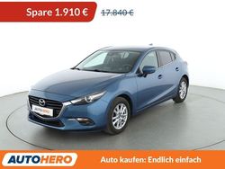 Blau Gebraucht 2018 Mazda 3 Exclusive-Line Limousine | 15.930 € (Etwas zu teuer)