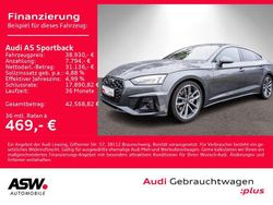 Daytonagrau perleffekt Gebraucht 2022 Audi A5 Sportback S-Line Kleinwagen | 38.930 € (Etwas zu teuer)