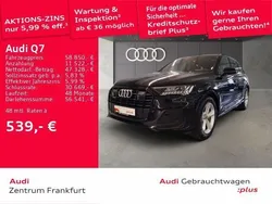 Mythosschwarz metallic Gebraucht 2022 Audi Q7 S-Line SUV | 59.650 € (Guter Preis)