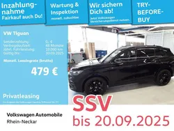 Grenadillschwarz metallic Gebraucht 2025 VW Tiguan R-line SUV | 44.492 € (Fairer Preis)