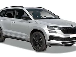 Wählbar (bei metallic +) Neu 2025 Skoda Karoq SportLine SUV | 38.046 € (Guter Preis)