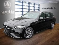 Schwarz Gebraucht 2024 Mercedes C220 AMG Limousine | 39.490 € (Fairer Preis)