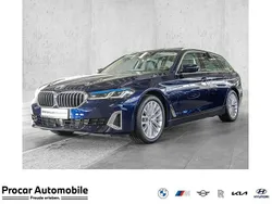 Blau Gebraucht 2021 BMW 540 Luxury Line Kombi | 51.990 € (Teuer)