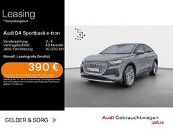 Grau Gebraucht 2025 Audi Q4 Sportback e-tron S-Line SUV | 43.780 €