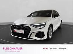 Weiss Gebraucht 2022 Audi A3 Sportback e-tron S-Line Limousine | 28.880 € (Fairer Preis)