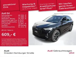 Mythosschwarz metallic Gebraucht 2024 Audi Q4 e-tron Ambiente SUV | 46.350 € (Etwas zu teuer)