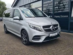 Silber Gebraucht 2019 Mercedes V300 AMG line Van / Kleinbus | 47.990 € (Fairer Preis)