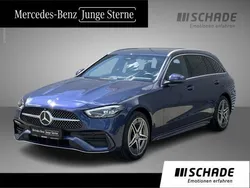 Blau Gebraucht 2024 Mercedes C300e AMG line Limousine | 45.650 € (Guter Preis)